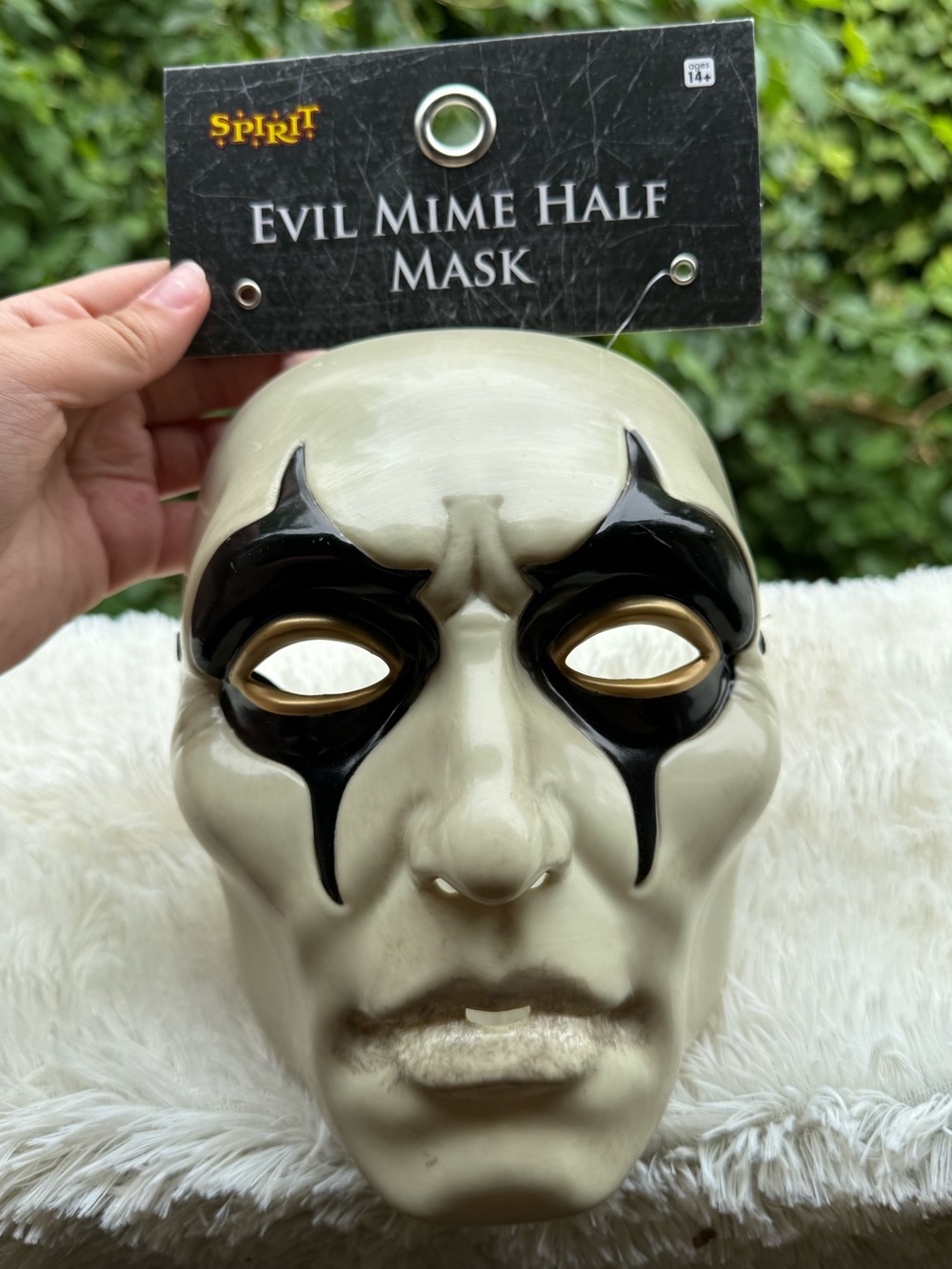 Evil Mime Half Mask